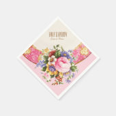 インギビクトリアンリーバラガーデンパーティーナプキンス スタンダードカクテルナプキン (角)