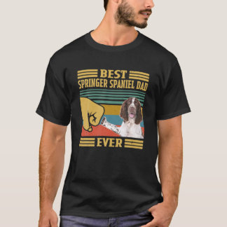 インギ最高のリッシュスリンガースパニエル犬パパエバーヴィンテージ脂肪 Tシャツ