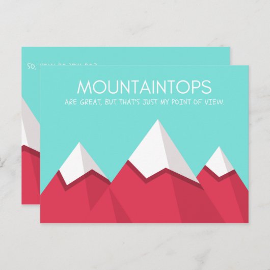 インクおもしろいとアクア ポストカード (正面/裏面)