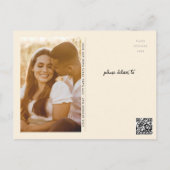 インクお洒落手描きケーキ日付を保存 ポストカード (裏面)