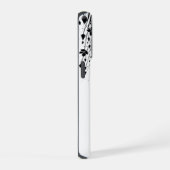 インクがはねた花開 iPhoneケース (右側面)