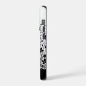 インクがはねた花開 iPhoneケース (左側面)