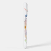 インクがボクサーの犬の喜びを飛び跳ねた iPhoneケース (右側面)