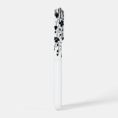 インクが飛び散った開花 iPhoneケース (右側面)