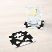 インクしみカードのRorschachテスト スクエアペーパーコースター (インサイチュ)