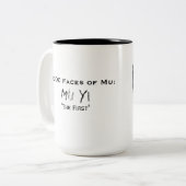 インクしみ猿のマグ ツートーンマグカップ (正面左)