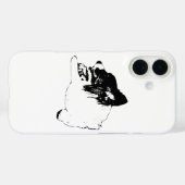 :インクで描かれた忠実なコーギーの守護者 Case-Mate iPhoneケース (裏面 (横))