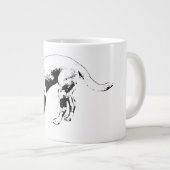 インクで描かれた秋の探偵 ジャンボコーヒーマグカップ (正面右)