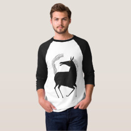 インクで語る幻想 V01 馬 Tシャツ