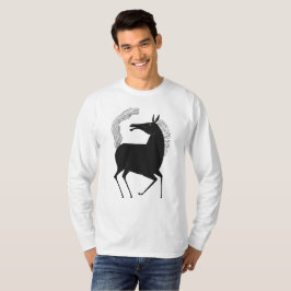 インクで語る幻想 V01 馬 Tシャツ