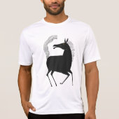 インクで語る幻想 V01 馬 Tシャツ (正面)