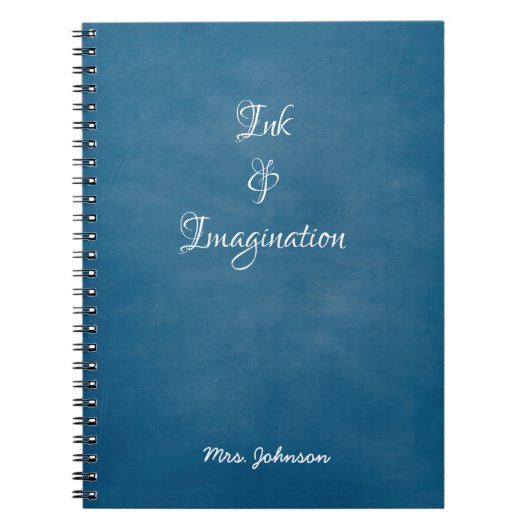 インクと想像力ブルーノートブック ノートブック (正面)