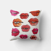 インクと水の色の唇セット クッション (裏面)