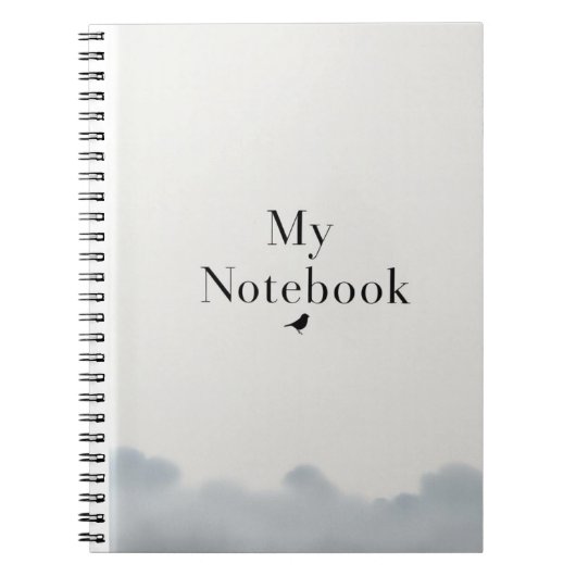 インクと無常：円形ジェスチャー ノートブック (正面)