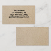 インクによって押される名刺 名刺 (正面/裏面)