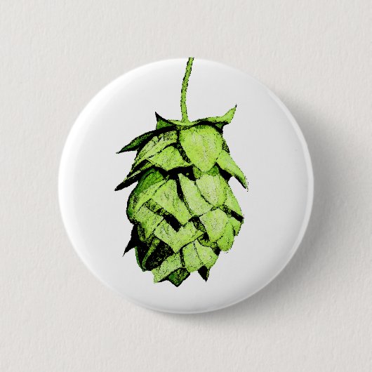 インクのようなホツプのイラストレーション 缶バッジ (正面)