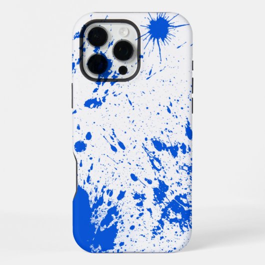 インクのシミデザイン iPhoneケース (裏面)