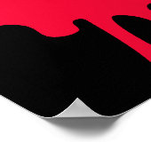 インクのスプラット ポスター (角)