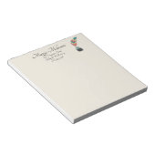 インクのボトルのクイル ノートパッド (アングル)