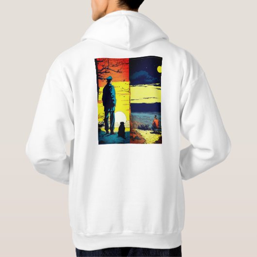 インクの切り離し哀れみと多様性の作品 パーカ (裏面)