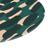 インクの塊、手書き、明るいシームレス。 カッティングボード (角)