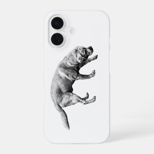 インクの守護者 iPhone 16ケース (裏面)