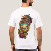 インクの想像力: Tattoo Tee T-Shirtデザイン Tシャツ (裏面)