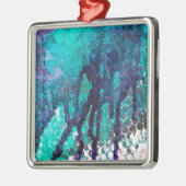 インクの流出 メタルオーナメント (左)