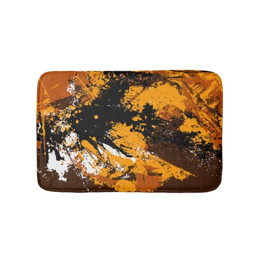 インクの爆発：カラフル抽象芸術の飛散 バスマット (正面)