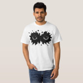 インクの監視者: 眼のしみシギル Tシャツ (正面フル)