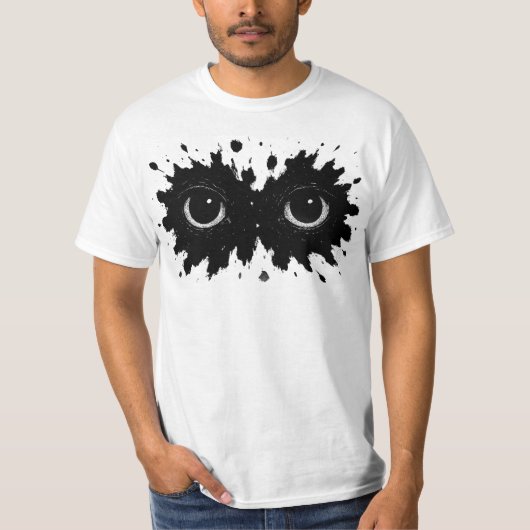 インクの監視者: 眼のしみシギル Tシャツ (正面)