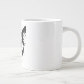 インクの秋の笑顔 ジャンボコーヒーマグカップ (右)