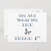 インクの考え使用 ポストカード (正面/裏面)