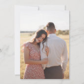 インクの遊び心ある手描き オレンジのリハーサルディナー 招待状 (裏面)