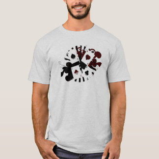 インクをしみ込ませられたエース Tシャツ