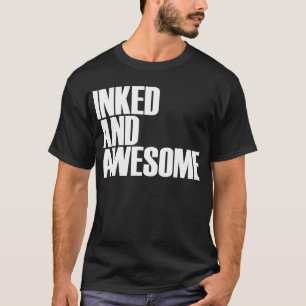インクをしみ込ませられ、素晴らしい の入れ墨 Tシャツ