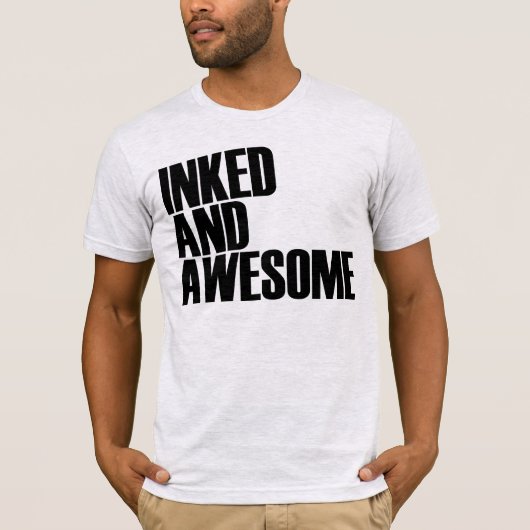 インクをしみ込ませられ、素晴らしいTシャツ Tシャツ (正面)