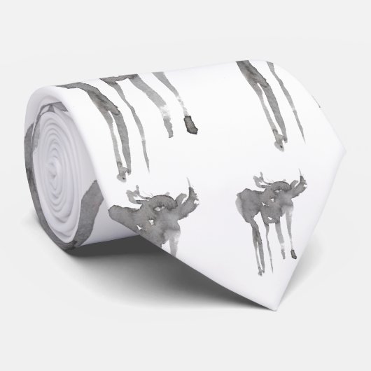 インクアメリカヘラジカ ネクタイ (ロール)