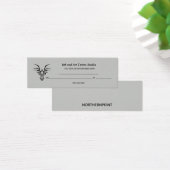 インクアンドアートタトゥースタジオアポイントメントカード (デスク)