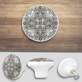 インクアートセラミックドアプルノブ セラミックノブ