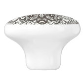 インクアートセラミックドアプルノブ セラミックノブ (側面)