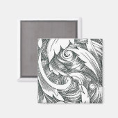 インクアート渦磁石 マグネット (正面/裏面)