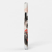 インクア中国のートフォンケース – マウンテンレッドとブレック Case-Mate iPhoneケース (裏面/右)