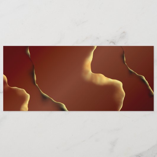 インクイアーストーネレッド抽象芸術アメージングファブ結婚ズ メニュー (裏面)