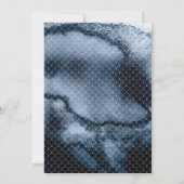 インクイウォーターカラー結婚式招待状 招待状 (裏面)