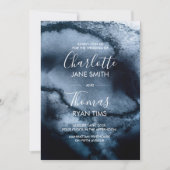 インクイウォーターカラー結婚式招待状 招待状 (正面)