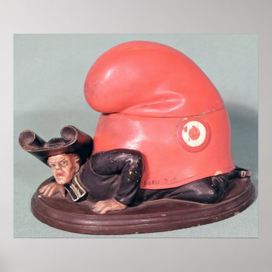 インクウェルまたはタバコポット ポスター (正面)