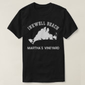 インクウェルビーチ、オークブラフス、マーサのブドウ園、MA V Tシャツ (デザイン正面)
