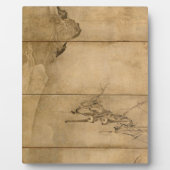 インクオン日本の紙ギボンズ霊長類&ランドスケープ フォトプラーク (正面)