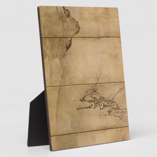 インクオン日本の紙ギボンズ霊長類&ランドスケープ フォトプラーク (側面)